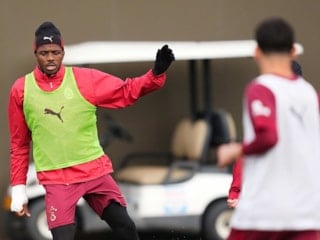 Galatasaray'da Victor Osimhen takımla çalıştı