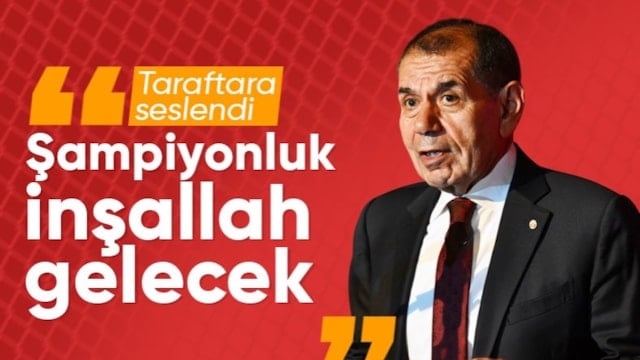 Dursun Özbek: 26. şampiyonluk inşallah gelecek