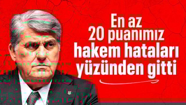 Beşiktaş Başkanı Serdal Adalı'dan hakem isyanı