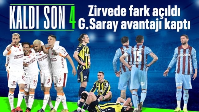 Süper Lig'de 30. haftanın görünümü
