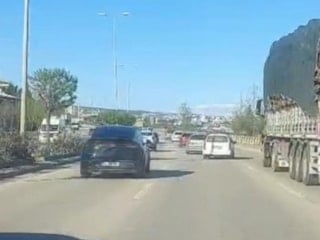 Karabük’te trafikte tehlikeli makas