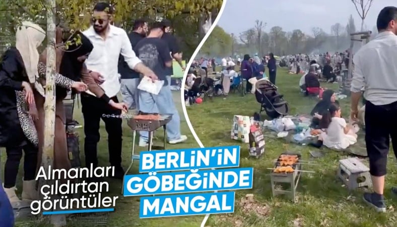 Almanya'nın parklarında mangal manzaraları: Göçmen nüfusu zirveye çıktı