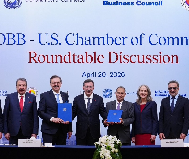 TOBB ve ABD Ticaret Odası iş birliği mutabakat zaptı imzalandı