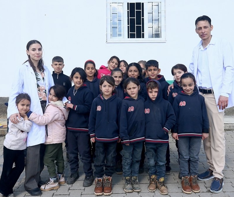 Muş’ta öğretmen çiftten örnek dayanışma