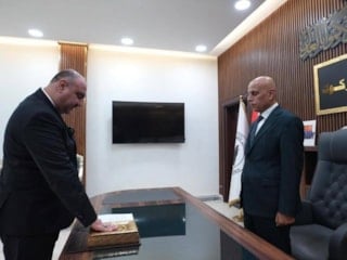 Kerkük'ün yeni valisi görevine başladı