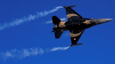 SOLOTÜRK, 23 Nisan gösterileri öncesi prova yaptı