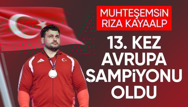 Rıza Kayaalp tarihe geçti! 13. kez Avrupa şampiyonu oldu