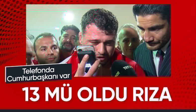 Cumhurbaşkanı Erdoğan'dan, Rıza Kayaalp'e tebrik telefonu