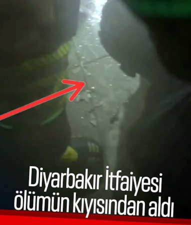Diyarbakır'da yangında baygın bulunan kişiyi itfaiye ekipleri kurtardı
