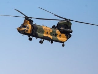 Ankara'da Kara Havacılık Komutanlığı'na ait ağır nakliye kaza kırıma uğradı