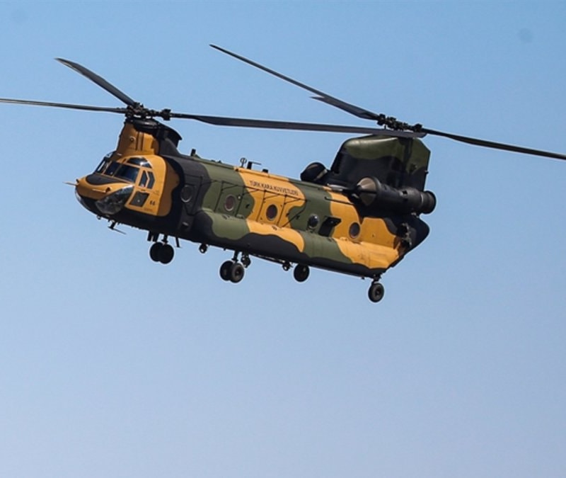 Ankara'da Kara Havacılık Komutanlığı'na ait ağır nakliye kaza kırıma uğradı