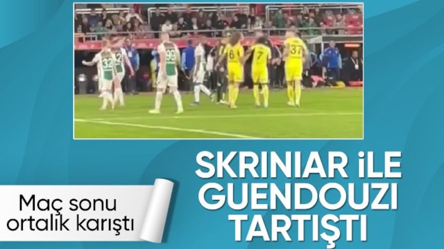Matteo Guendouzi ve Milan Skriniar arasında tartışma çıktı