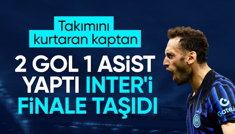 Hakan Çalhanoğlu yıldızlaştı! Inter, Como'yu kupada eledi