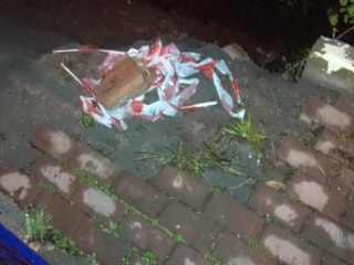 Sarıyer’de çöken kaldırım tehlike saçıyor: Mahalleli çözüm bekliyor