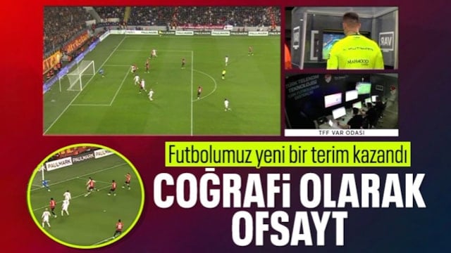 Galatasaray'ın iptal edilen golünde VAR kaydı açıklandı: Coğrafi olarak ofsayt!