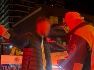 Tekirdağ'da alkollü sürücü polise yalvardı