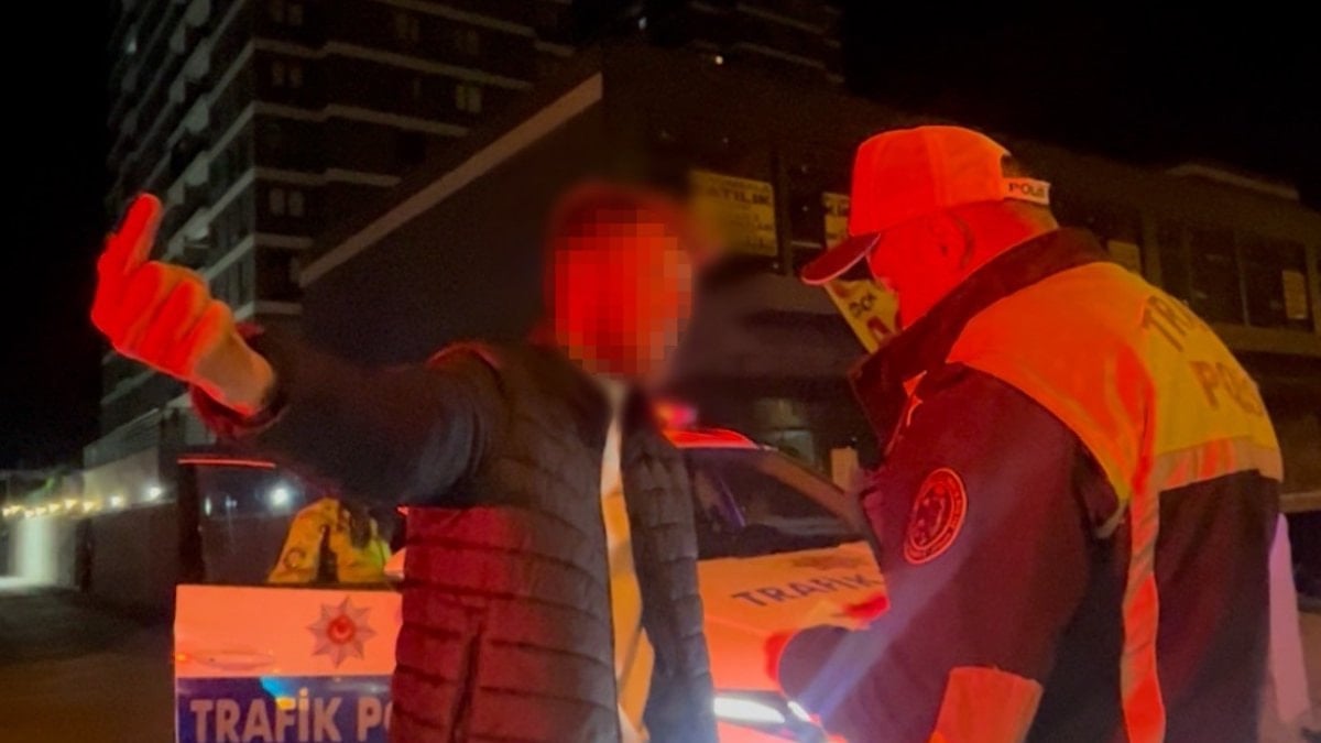 Tekirdağ'da alkollü sürücü polise yalvardı