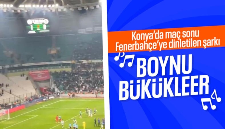 Konyaspor'dan maç sonu Fenerbahçe'ye gönderme: Boynu bükükler...