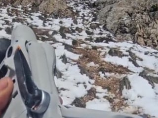 Erzincan’da ilginç olay: Kartal drone'u kapıp havalandı