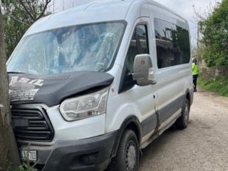 Samsun’da öğrenci servisi kaza yaptı: 12 yaralı