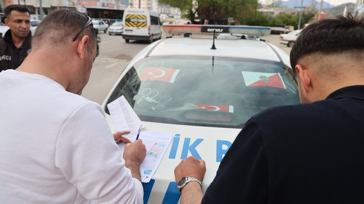 Adana'da trafik cezalarına doymayan sürücü yeniden direksiyon başında: Bu bir zevk