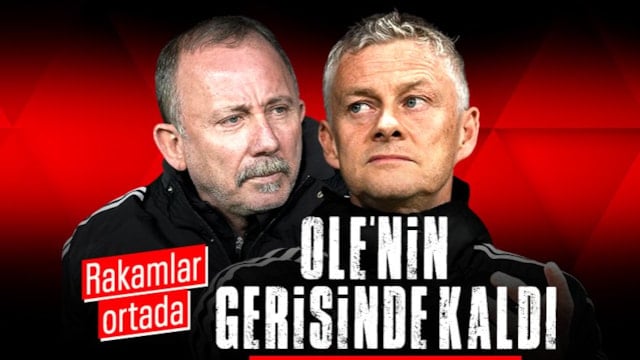 Sergen Yalçın, puan ortalamasında Ole Gunnar Solskjaer'i geçemedi