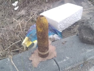 Sivas’ta çöpte havan mermisi bulundu