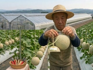 Japonya'nın en lüks meyvesi: Her gün masaj yapılıyor