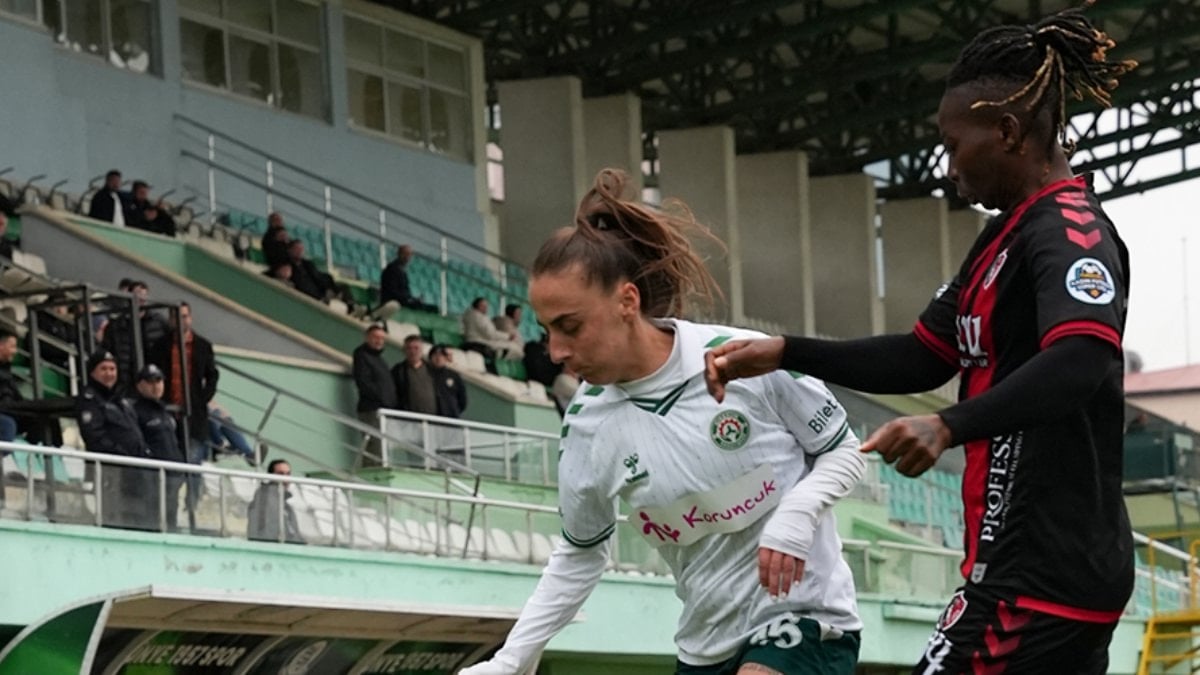 Ünye Kadın SK ile Giresun Sanayispor yenişemedi