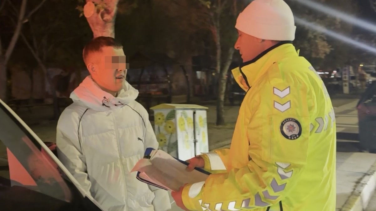 Aksaray'da ‘dur’ ihtarına uymayan sürücü ehliyetsiz çıktı: 290 bin lira ceza yedi