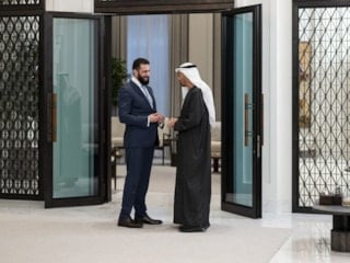 Suriye Devlet Başkanı Eş-Şara, BAE'de