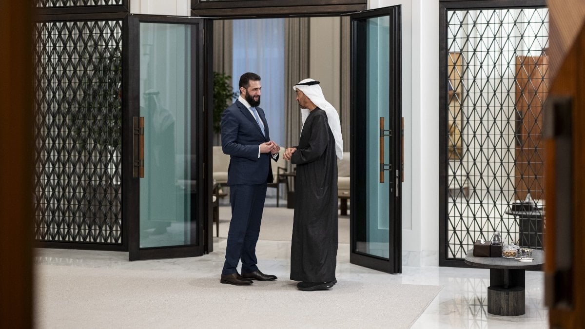 Suriye Devlet Başkanı Eş-Şara, BAE'de