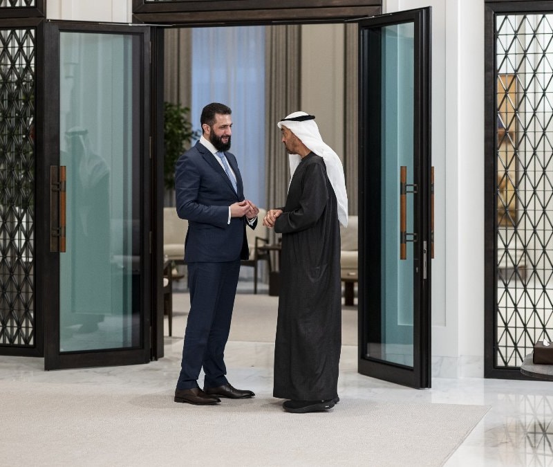 Suriye Devlet Başkanı Eş-Şara, BAE'de