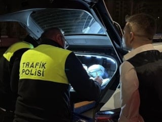 Kayseri'de alkollü sürücü, polislerin sabrını sınadı