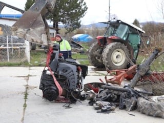Kastamonu’da kaza: Traktör ikiye ayrıldı, 5 kişi yaralandı