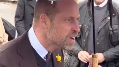 Prens William: Az önce bir Galatasaraylı ile tanıştım