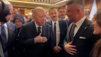 Cumhurbaşkanı Erdoğan, Sadettin Saran’la görüştü