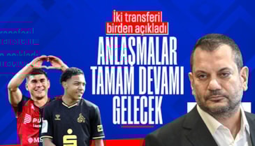 Trabzonspor Başkanı Ertuğrul Doğan iki yeni transferi duyurdu