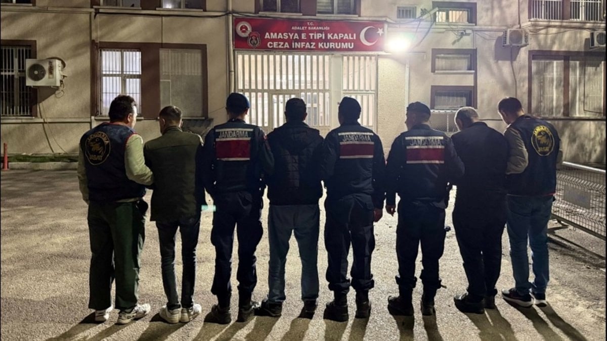 Amasya'da kablo ve telefon direği hırsızlığına 3 tutuklama