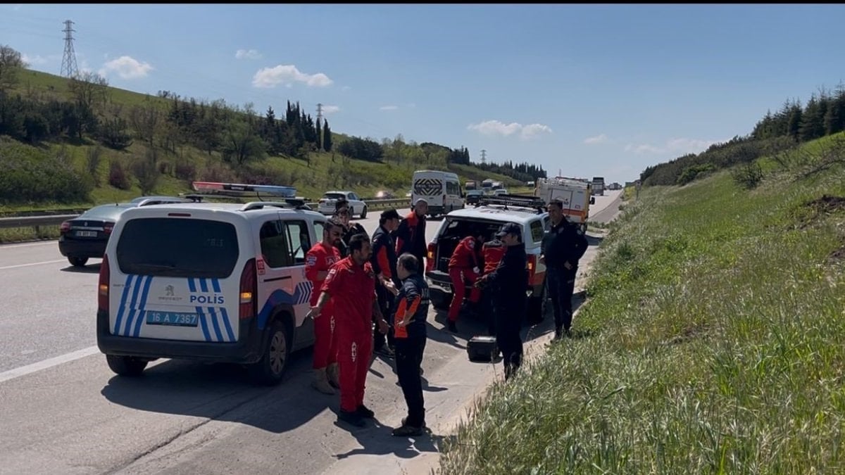 Bursa’da 'otoyola çocuk bırakıldı' ihbarı
