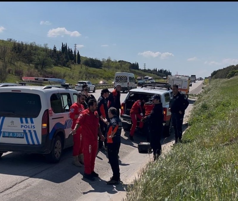 Bursa’da 'otoyola çocuk bırakıldı' ihbarı