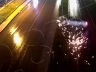 Malatya’da feci kaza kamerada