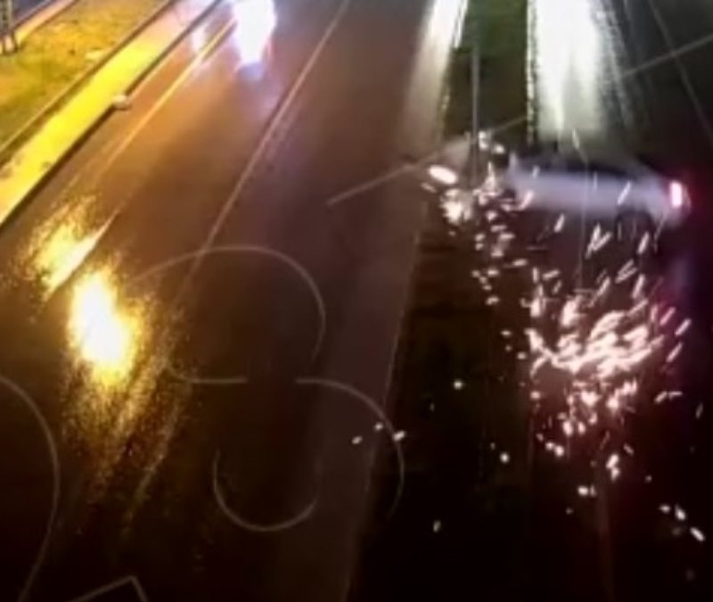 Malatya’da feci kaza kamerada