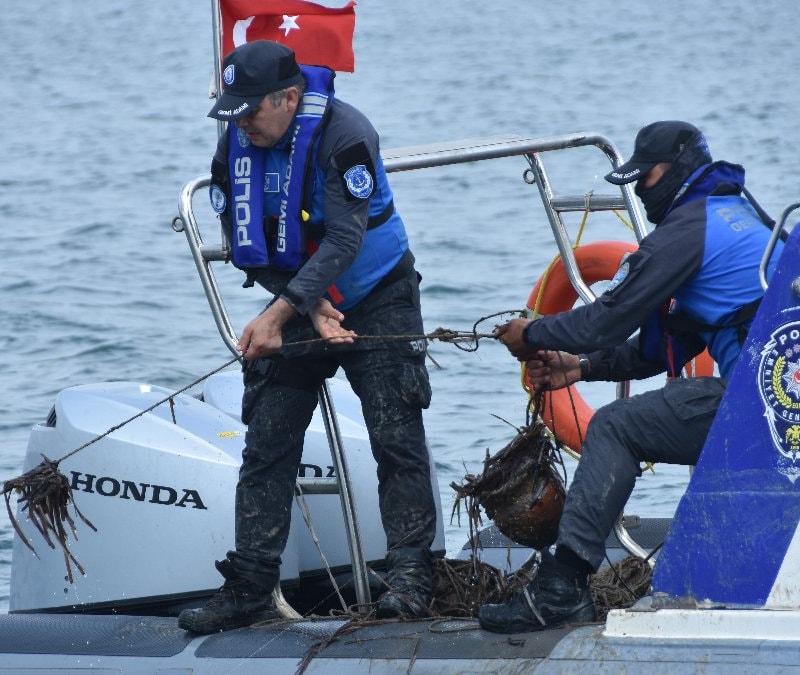 İzmir’de kaçak ahtapot tuzaklarına operasyon