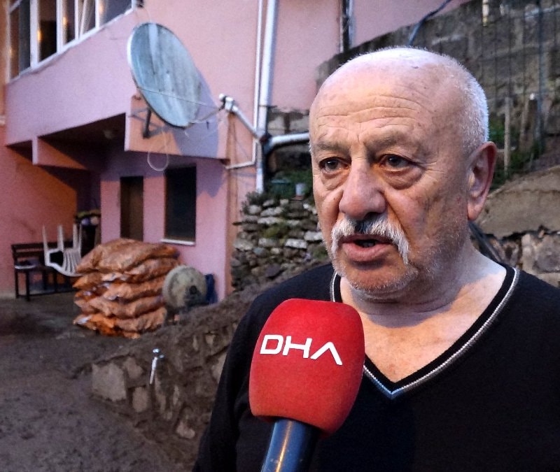 Trabzon'da misafirliğe gitti, ölümden döndü