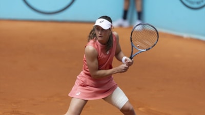 Zeynep Sönmez, Madrid Açık'a çiftlerde veda etti