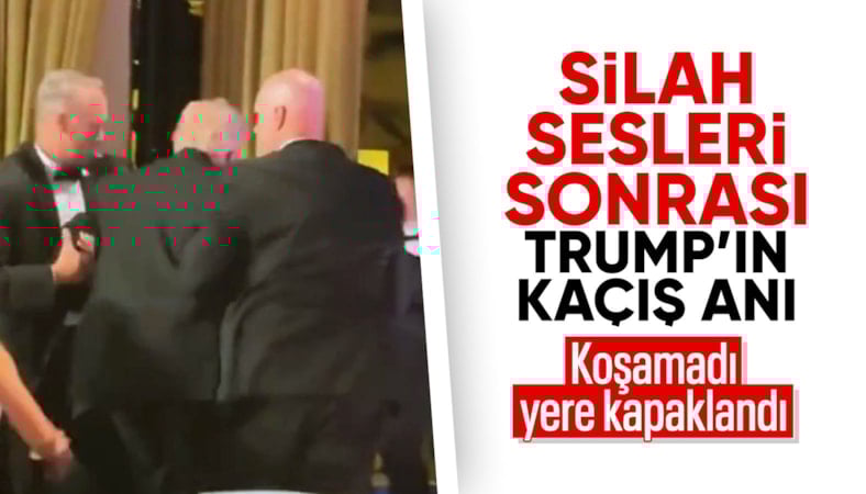 Beyaz Saray Muhabirleri Yemeği'nde silahlı saldırı: Trump salondan çıkarıldı