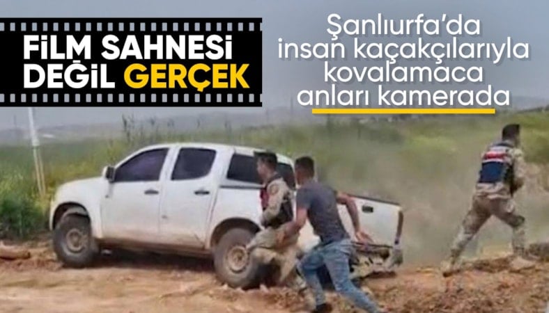 Şanlıurfa'da sınır hattında nefes kesen kovalamaca