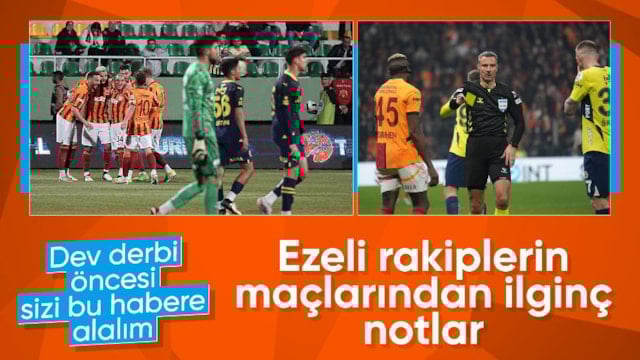 Galatasaray - Fenerbahçe rekabetinden ilginç notlar