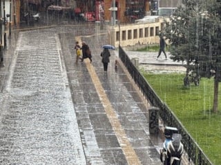 Sivas'ta kuvvetli yağmur etkili oldu